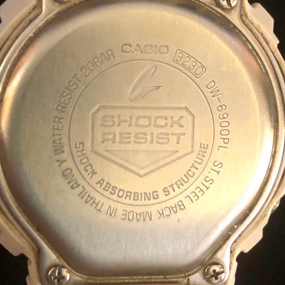 Casio G-Shock 3230 Digital Watch White Unisex - Picture 6 of 11